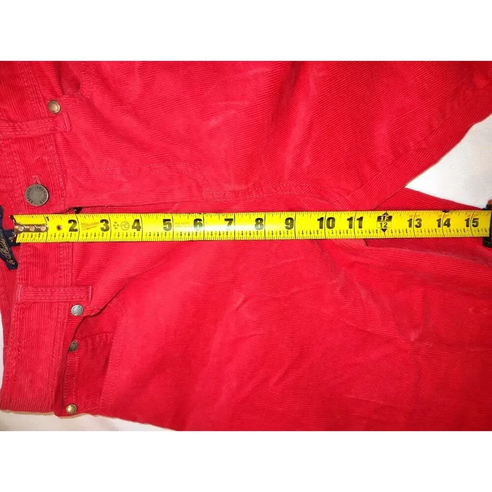 Brooks Brothers Red Pants Womens Size 8 Corduroy Stretch Classic Straight Pocket